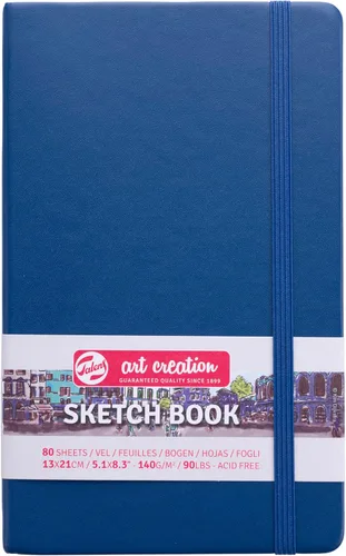 Talens Art Creation T9314-232M 452191 Talens Art Creation - Cuaderno de dibujo de 5.1 x 8.3 pulgadas (5.1 x 8.3 in), color azul marino