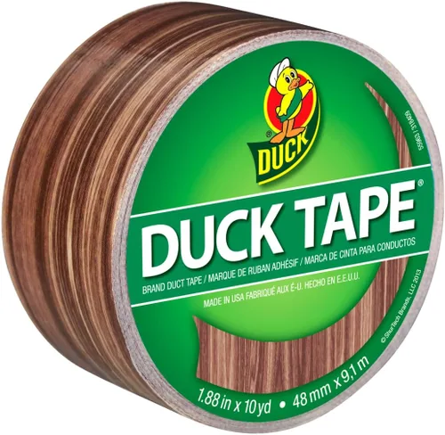 Miniatura 18 de Cinta adhesiva impresa Duck Brand, rollo individual, arpillera (283713)