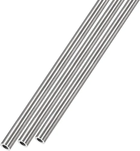 Miniatura 32 de METALLIXITY Tubo de acero inoxidable 304 (0.276 in de diámetro exterior x 0.031 in de alto x 11.811 in de largo) 3 piezas, tubo recto, para muebles