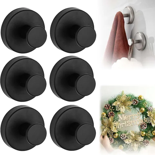 Miniatura 7 de Ganchos de ventosa para coronas en vidrio, ganchos de ducha mejorados sin taladro para ducha, gancho de ventosa de acero inoxidable impermeable