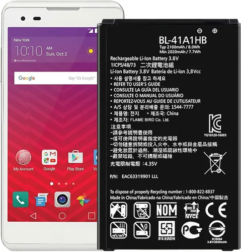 DDONG Para LG Tribute HD LS676 LS660 X Style L56VL L53BL Batería de repuesto BL-41A1HB