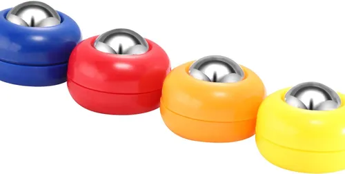 Miniatura 4 de Gejoy Mini Shuffleboard Discos de Repuesto Equipo de Mesa Rodillos Set Shuffleboard Curling Accesorios