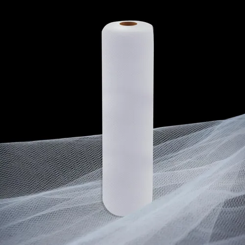 Miniatura 34 de Rollos de tela de tul dorado antiguo de 54 pulgadas por 10 yardas, rollo de tela de tul para bodas, decoraciones de Navidad, envoltura de regalos