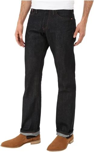 Miniatura 2 de The Unbranded Brand UB301 - Pantalón de corte recto para hombre en Indigo Selvedge