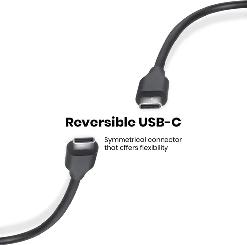 Miniatura 5 de Perixx PERIPRO-403 - Cable USB tipo C macho a USB-A hembra de 1 pie - Especificaciones USB2.0 para conexión de teclado y mouse con teléfono