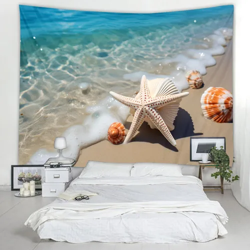 Miniatura 23 de WODEJIAFANG Tapiz estético de tela para pared, tapiz decorativo de girasol, fondo de oficina, divisor de habitación para dormitorio, jardín al aire
