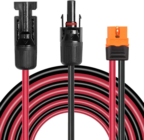 Miniatura 16 de MOOKEERF Cable solar a XT60i – 2 piezas de panel solar de 2 pies a XT60i adaptador adaptador cable de extensión para estación de energía portátil