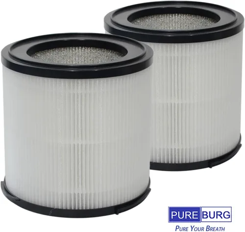 Miniatura 5 de PUREBURG Filtro de repuesto compatible con Morpilot, Keenstone, ASLOTUS ELITUN Safe-Mate KJ130V1 purificadores de aire, carbón activado HEPA H13