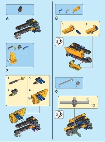 Miniatura 4 de LEGO Technic Mini Set: Cosechadora Micro Set (80 piezas) A partir de 7 años