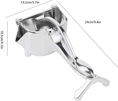 Miniatura 4 de Exprimidor de cítricos de mano, Exprimidor de frutas de aleación de aluminio Exprimidor de limón Barra de exprimidor de limón Exprimidor de mano
