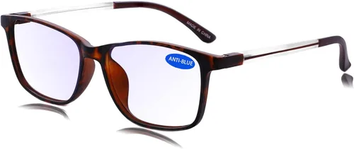 Miniatura 9 de MARE AZZURO Lentes de Lectura Grandes con Bloqueo de Luz Azul para Hombres Lentes para Computadora 0 1.0 1.25 1.5 1.75 2.0 2.25 2.5 2.75 3.0 3.5 4.0