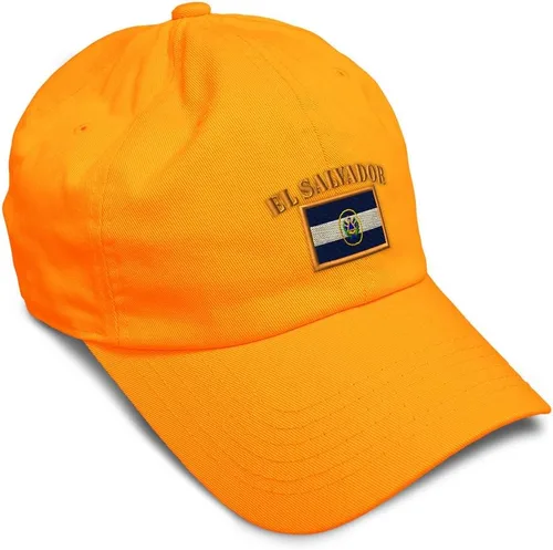 Miniatura 53 de Speedy Pros Sombrero de béisbol suave bordado papá sombrero El Salvador bandera bordado hombres y señoras gorra de béisbol algodón