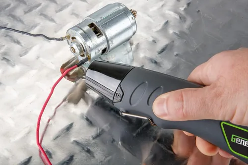 Miniatura 3 de Pistola de calor eléctrica compacta con cable de 350W Genesis 662F con boquilla reflectora curva y cable de alimentación de 6 pies