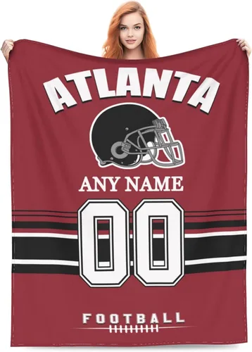 Miniatura 12 de Manta personalizada de Arizona, manta personalizada con cualquier nombre y número, mantas ligeras y cálidas personalizadas, regalos para hombres