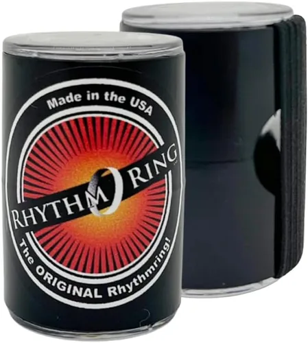 Rhythm Ring Finger Shaker – Agitador compacto de percusión de mano instrumentos musicales – Agitador musical portátil para guitarra acústica,
