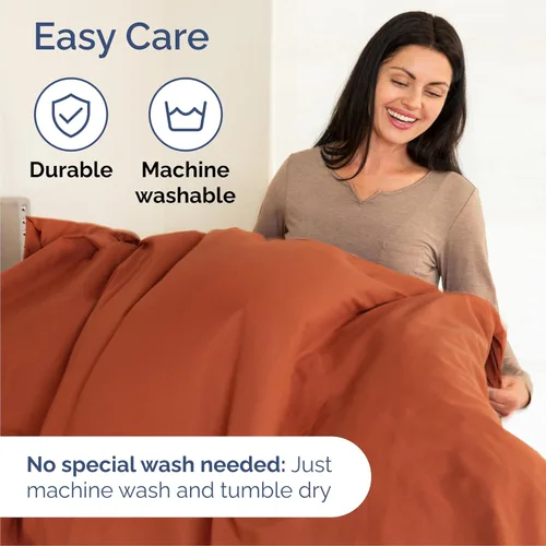 Miniatura 6 de Juego de sábanas Queen de 6 piezas, sábanas tamaño Queen, ropa de cama suave de lujo de hotel, refrescante, cómoda y transpirable, 1 encimera, 1 26