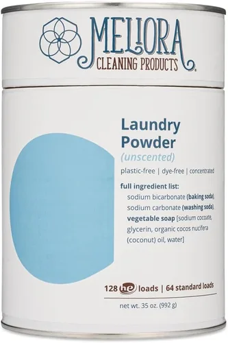 Miniatura 9 de Meliora Productos de limpieza Detergente en polvo para ropa (128 cargas HE), lavanda