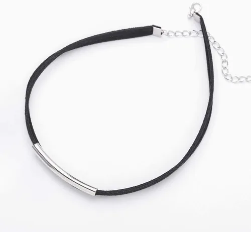 Miniatura 2 de JAKAWIN Gargantilla Collar Ajustable Negro Collar Collares para Mujer NK134