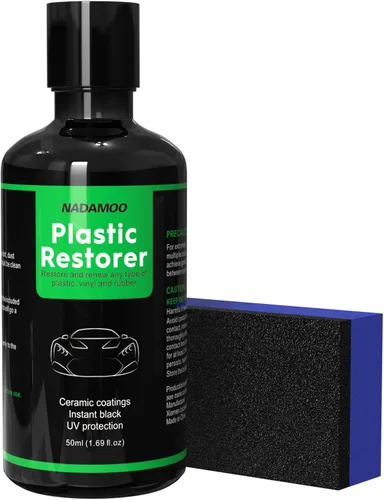Miniatura 9 de NADAMOO Restaurador de plástico para automóviles – Back to Black Ceramic Trim Restorer – Kit de bricolaje automotriz para plástico exterior e
