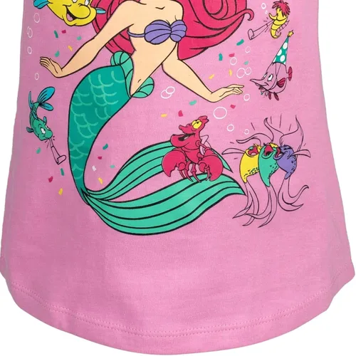 Miniatura 7 de Disney Minnie Mouse Princess Belle The Little Mermaid Moana Lilo &Stitch Frozen - Camiseta de cumpleaños para niñas pequeñas a niños pequeños