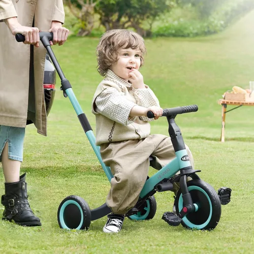 Miniatura 6 de newyoo - Triciclos para niños de 1 a 3 años, bicicleta para niños pequeños, regalo de cumpleaños y juguete para niños y niñas, triciclo para niños