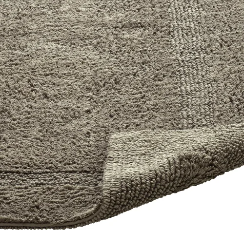 Miniatura 4 de Better Trends Alfombra de Inodoro en Forma de U Cubierta de Asiento de Inodoro de Lujo 100% Algodón Absorbente de Agua, Cubierta de Tapa Reversible