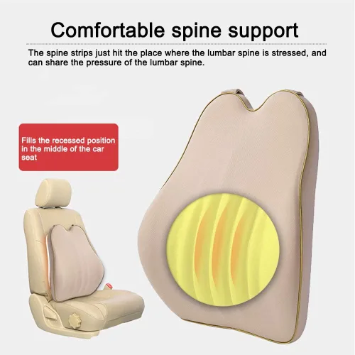 Miniatura 6 de Cojín lumbar para coche, cojín de respaldo y reposacabezas para cuello de espuma viscoelástica con alivio del dolor de espalda para Mazda CX-3 CX-5