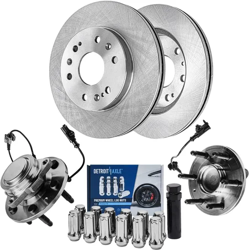 Miniatura 42 de Detroit Axle - Kit de freno delantero para Honda Odyssey 1999-2004 2001-2002 MDX Rotores de freno de disco Pinza de freno de disco con soporte