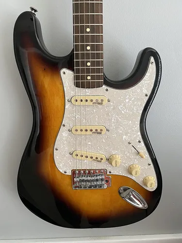 Miniatura 6 de Dopro Golpeador de guitarra cargado con pastillas Wilkinson precableado ST Pickguard para Estados Unidos/México, fabricado en FD Stratocaster Aged