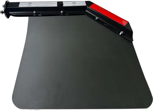 Miniatura 3 de BST BSSP Juego de 2 Soportes Colgantes de Guardabarros con Resorte Angular Negro y Guardabarros para Semirremolque de Servicio Pesado de 24"x24