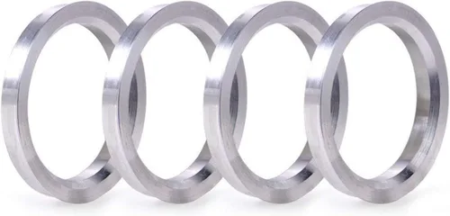 Miniatura 16 de 4 anillos centrados en el cubo de la rueda de 56.1 a 73.1 pulgadas OD = 2.878 in ID = 2.209 in - Anillos de rueda de aleación de aluminio 73.1 a 56.1
