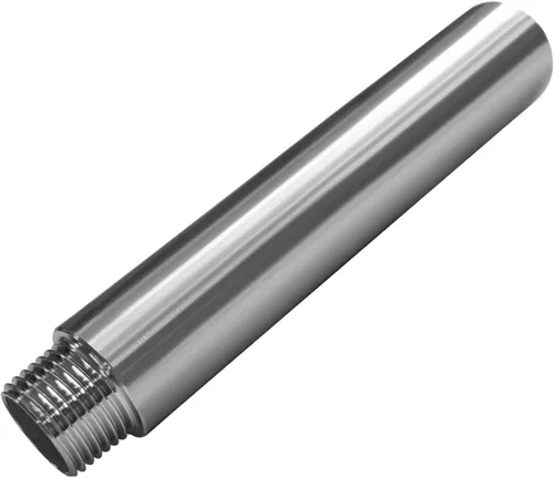 Miniatura 8 de Beduan Accesorios de tubería de acero inoxidable, 1/2" NPT macho x 1/2" NPT hembra roscada, niple de 2" de longitud de tubería fundida (paquete de 2)