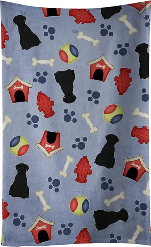 Miniatura 15 de Caroline's Treasures BB2654KTWL Dog House Collection Airedale - Toalla de cocina para invitados, toalla de baño decorativa para cara, té, paño