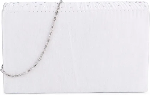 Miniatura 2 de LIFEWISH Bolso de noche tipo sobre con purpurina y diamantes de imitación, bolso de hombro para fiesta de boda para mujer