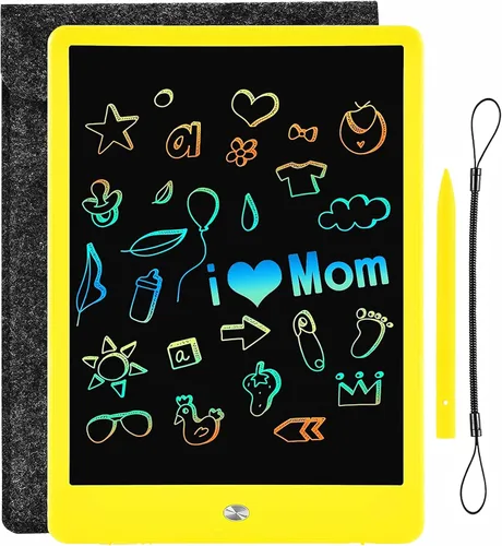 Miniatura 13 de Juguetes para niños y niñas de 3, 4, 5, 6, 7, 8 años, tableta de escritura LCD de 15 pulgadas, tablero de garabatos, almohadillas de dibujo Azul