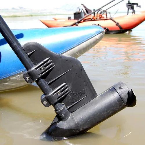 Miniatura 4 de Bullnose timón Kit de sobre timón para abrazadera para 24 – 55 Thrust Trolling Motors: accesorio para lanchas de pedales, pontones, kayaks, o canoas