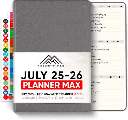 Miniatura 43 de Sin fecha, Agenda 2026, 8.5" x 11" - La Agenda de Productividad #1 para Lograr Tus Objetivos 2026 - Agenda 2026-2027 por PRODUCTIVITY STORE