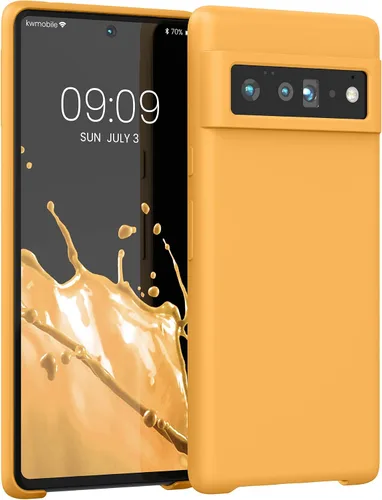Miniatura 154 de kwmobile Funda Compatible con Google Pixel 6 Pro - Funda de Teléfono de Silicona TPU con Acabado Suave - Azul Caribe