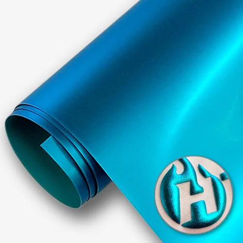 HTV4U Puff Vinilo de Transferencia de Calor (Lámina Aguamarina, 20" x 1 Yarda) - Vinilo para Planchar para Manualidades DIY para Camisas, Película
