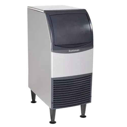 Miniatura 17 de Scotsman UN324A-1 Máquina para hacer hielo estilo nugget bajo encimera con contenedor, producción diaria de 340 lb, almacenamiento de 80 lb, acero