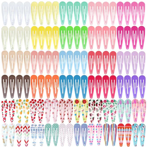120 pasadores Funtopia de 2 pulgadas de color caramelo y accesorios de metal antideslizantes para el cabello para niños, adolescentes y mujeres (40