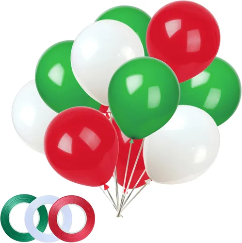 Miniatura 10 de KADBANER Globos rojos, amarillos y negros, paquete de 100 globos de látex de 12 pulgadas