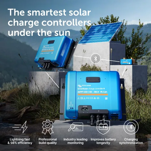 Miniatura 2 de Controlador de carga solar Victron Energy SmartSolar MPPT MC4 Compatible VE.Can (Bluetooth) - Controladores de carga para paneles solares - 250V, 85