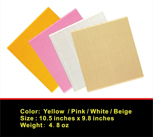 Miniatura 8 de Alfombrilla de sushi antiadherente profesional de plástico para sushi, rodillo de sushi, rodillo de sushi Makisu, 10.5 x 9.8 pulgadas Amarillo