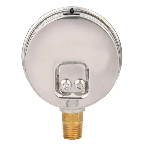 Miniatura 3 de 2-1/2 "Tamaño del dial, medidor de presión hidráulica lleno de aceite, 0-5000psi/kpa, caja de acero inoxidable 304, montaje inferior NPT de 1/4