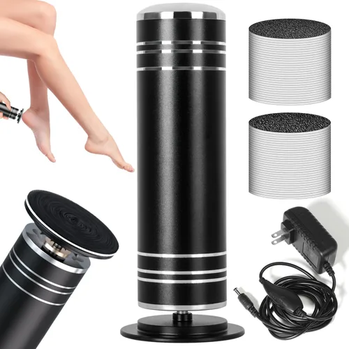 Miniatura 9 de krofaue Removedor Eléctrico de Callos para Pies para Mujeres - Lima Eléctrica para Pies de 1200rpm Removedor de Callos con Rayas Antideslizantes, 60