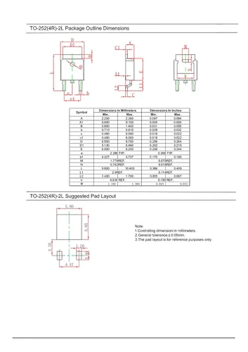 Miniatura 7 de Chanzon 78M05 TO-252 Regulador de voltaje fijo positivo IC, regulador positivo de tres terminales para gestión de energía (paquete de 10 piezas)