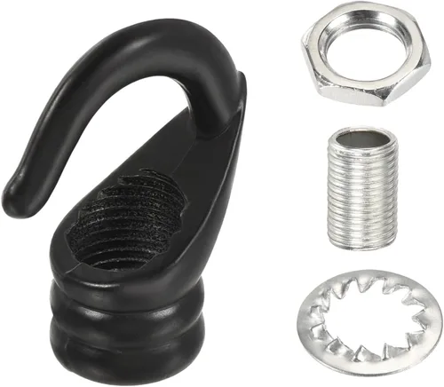 Miniatura 6 de YOKIVE 2 ganchos de techo de aleación M10, colgador de accesorios colgantes galvanizados Lámpara de araña colgante, ideal para el hogar