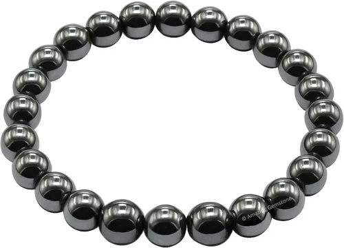Miniatura 96 de Amazing Gemstone Pulsera de cristal para mujeres y hombres, pulsera de cristal curativo de protección, pulsera elástica con cuentas de piedras