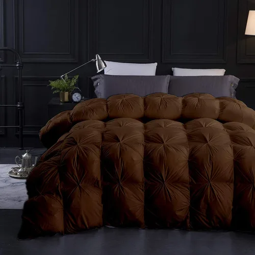 Miniatura 17 de Home Decor - Edredón de plumón alternativo plisado de 1500 hilos, tamaño individual XL, 68 x 92 pulgadas, 1 edredón y 4 fundas de almohada, 27.64